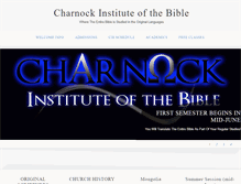 Tablet Screenshot of charnockedu.com